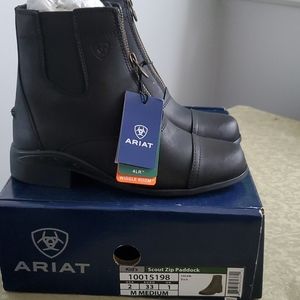 NIB Ariat Scout zip paddock boot blk 2